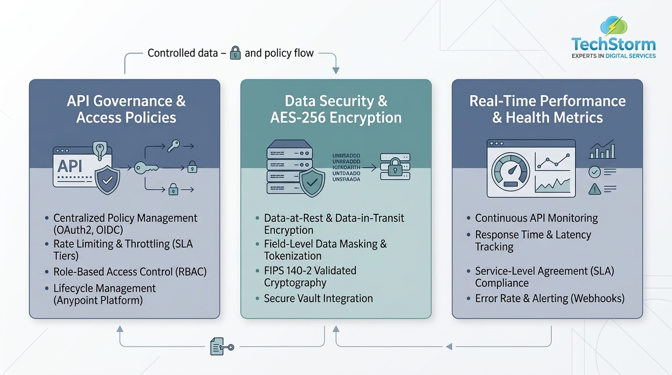 TechStorm MuleSoft API Governance, Data Security, and Real-Time Performance Monitoring