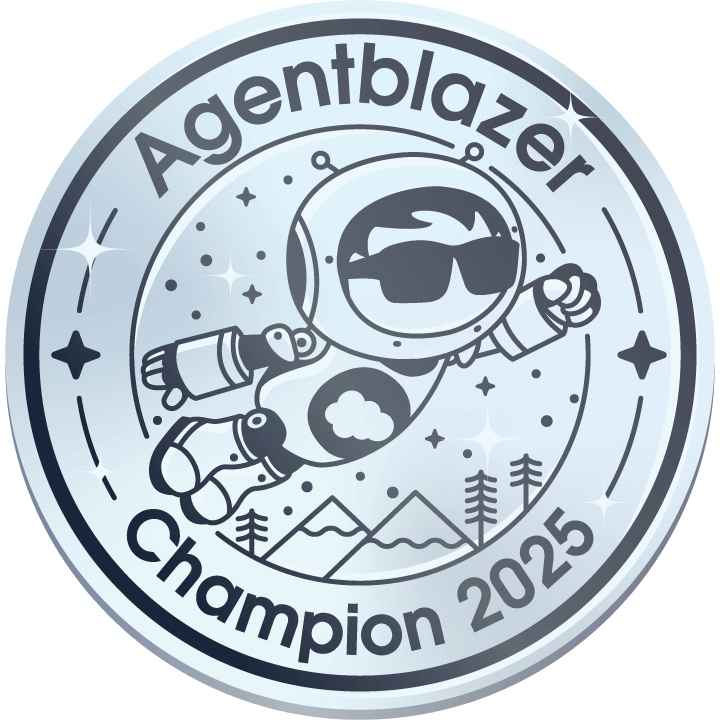 Salesforce Agentblazer Champion badge—credential held by TechStorm Consulting